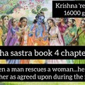 That's why God Krishna rescued 16000 girls