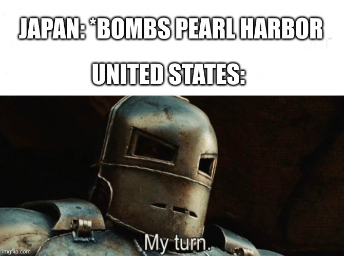 Why that turn takes so many years? And so many American blood... - meme