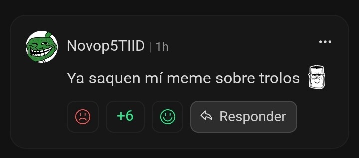 Screenshit sobre trolo - meme