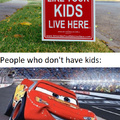 Drive like your kids live here