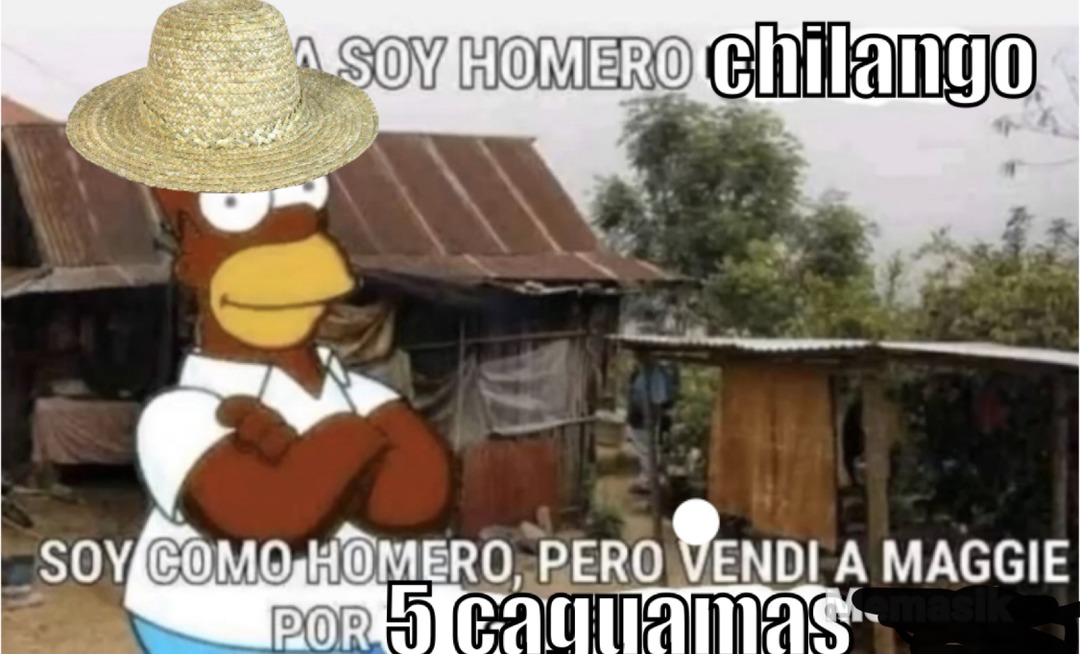 Homero alcholico mexicano - meme