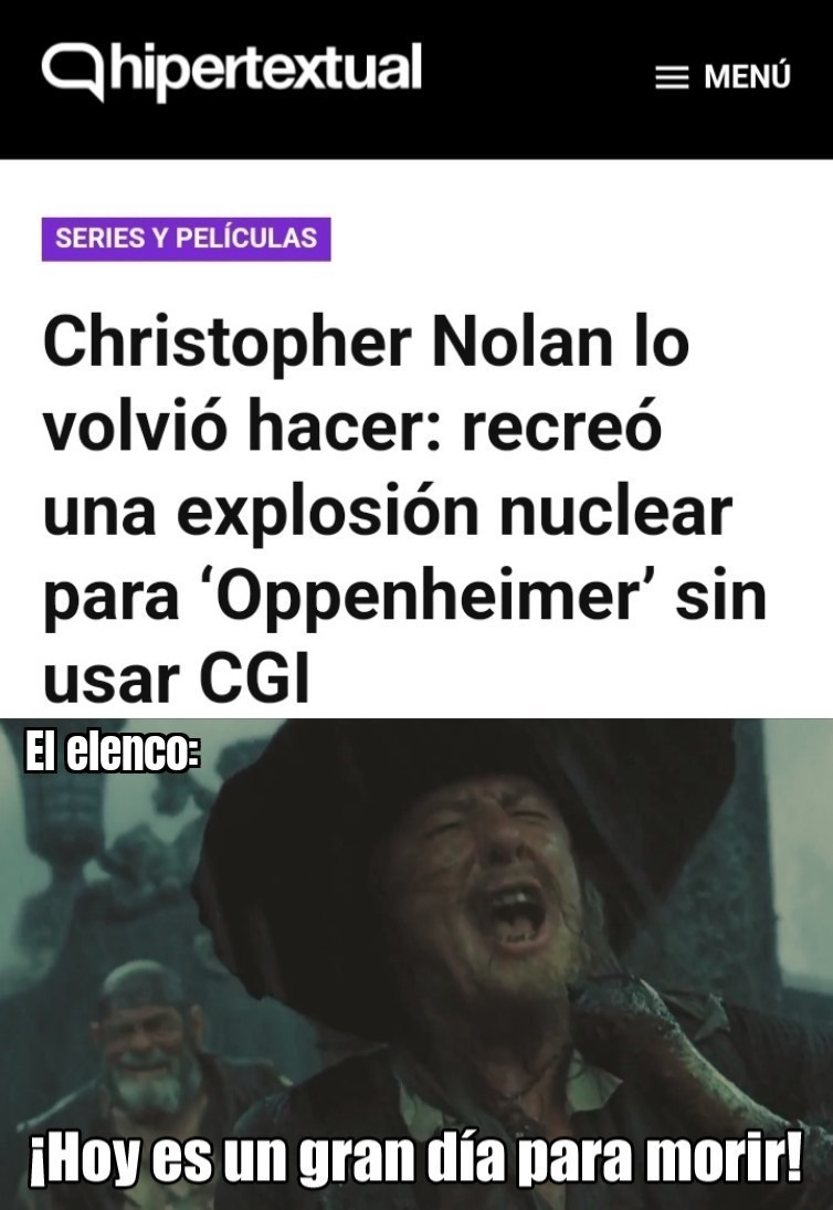 A ver que tal su nueva pelicula - meme