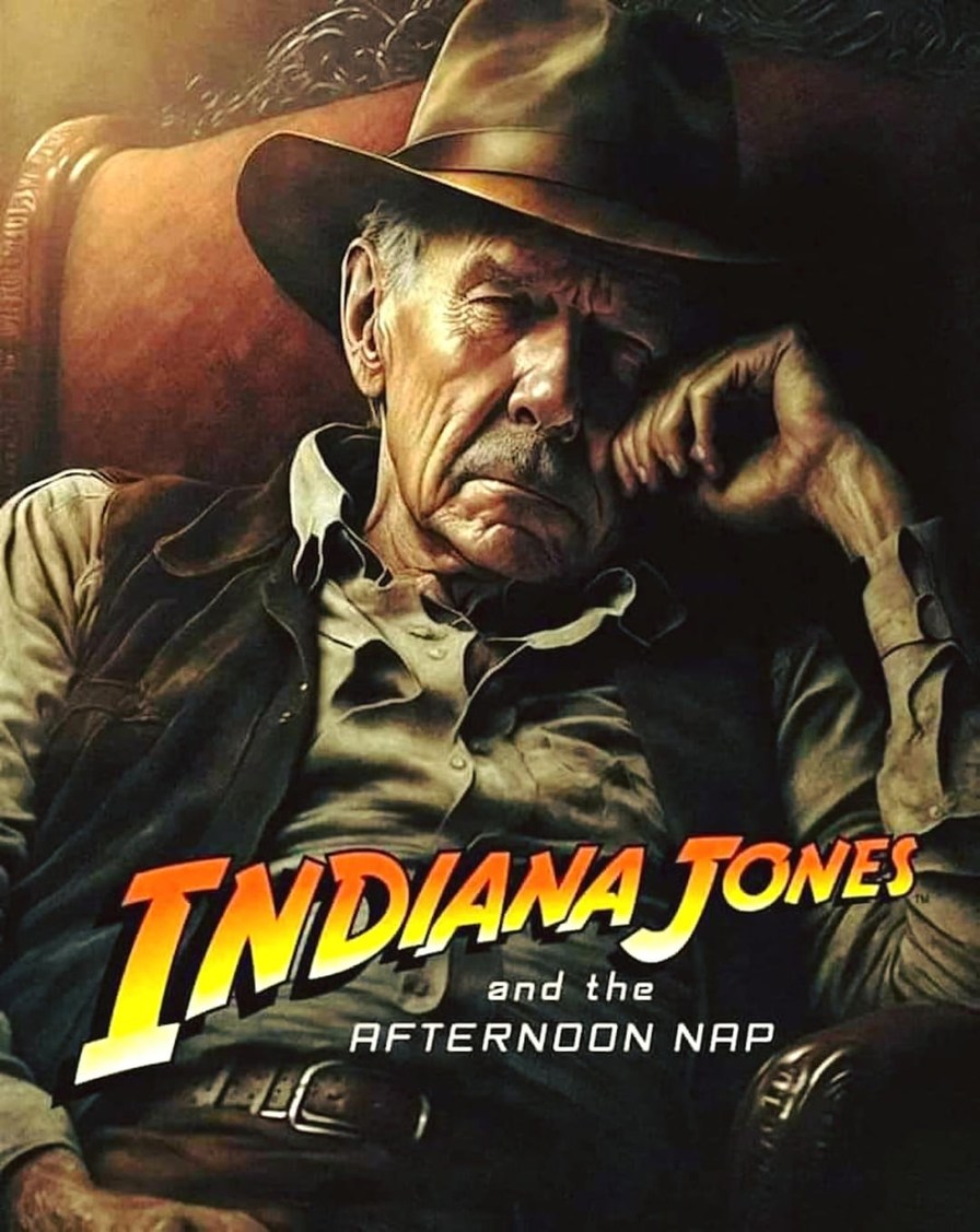 Indiana Jones 5 and the afternoon nap - meme