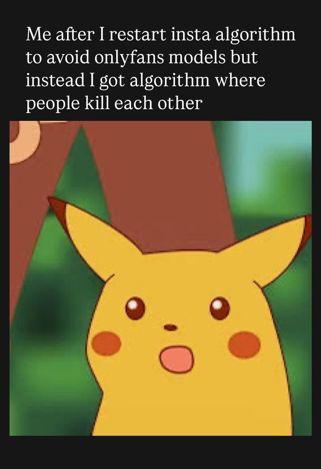 Instagram algorithm meme