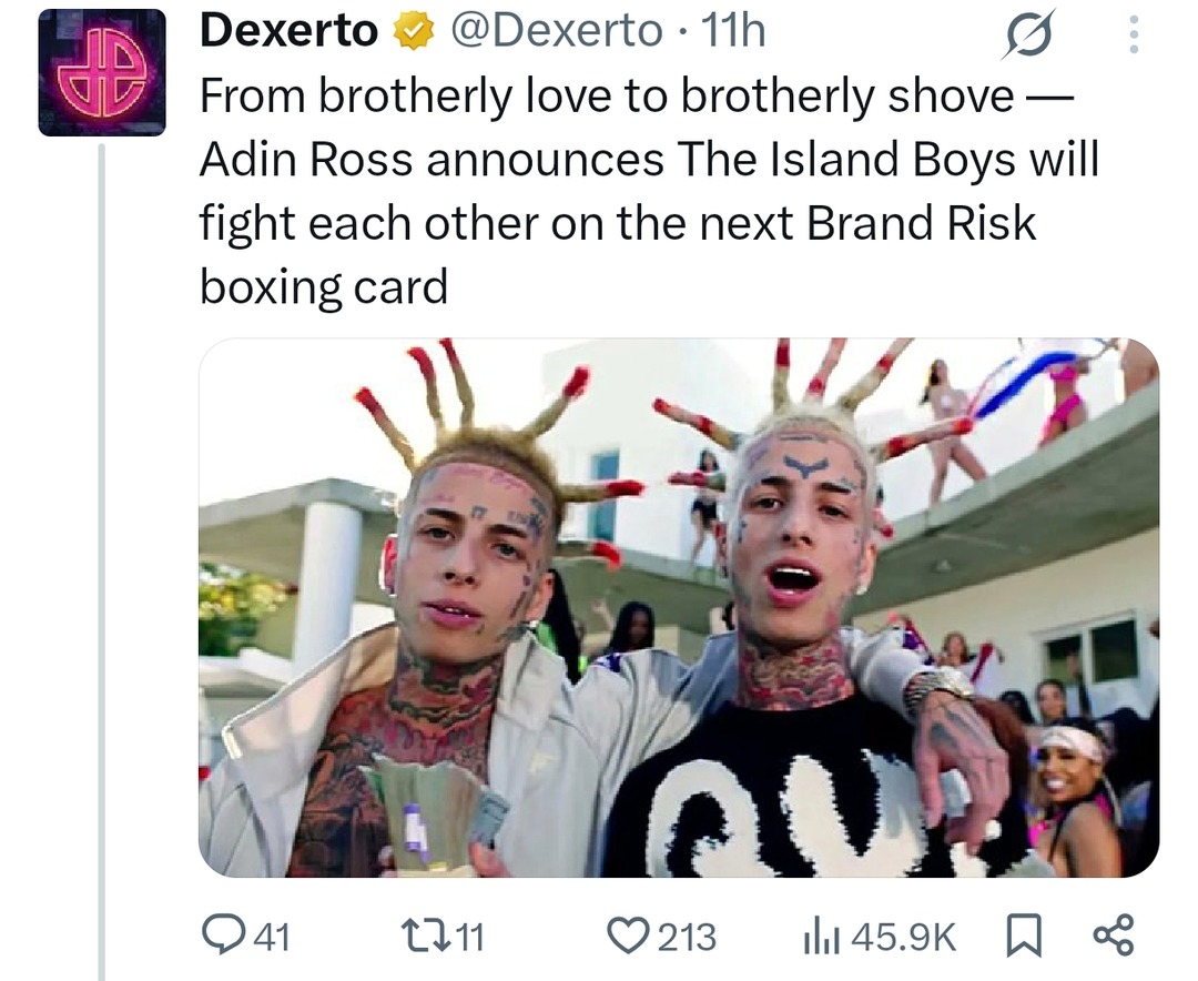 Island Boys gonna punch each other now, sure why not - meme
