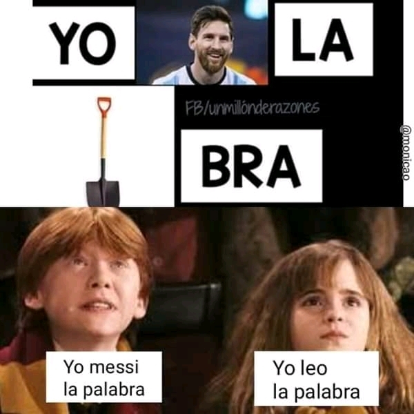 Yo Messi la palabra - meme