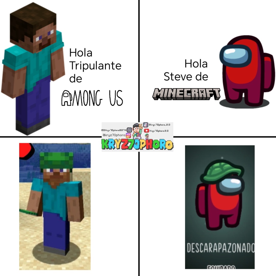 Es el único sombrero bueno y gracioso de los cosmicubos nuevos de among us - meme