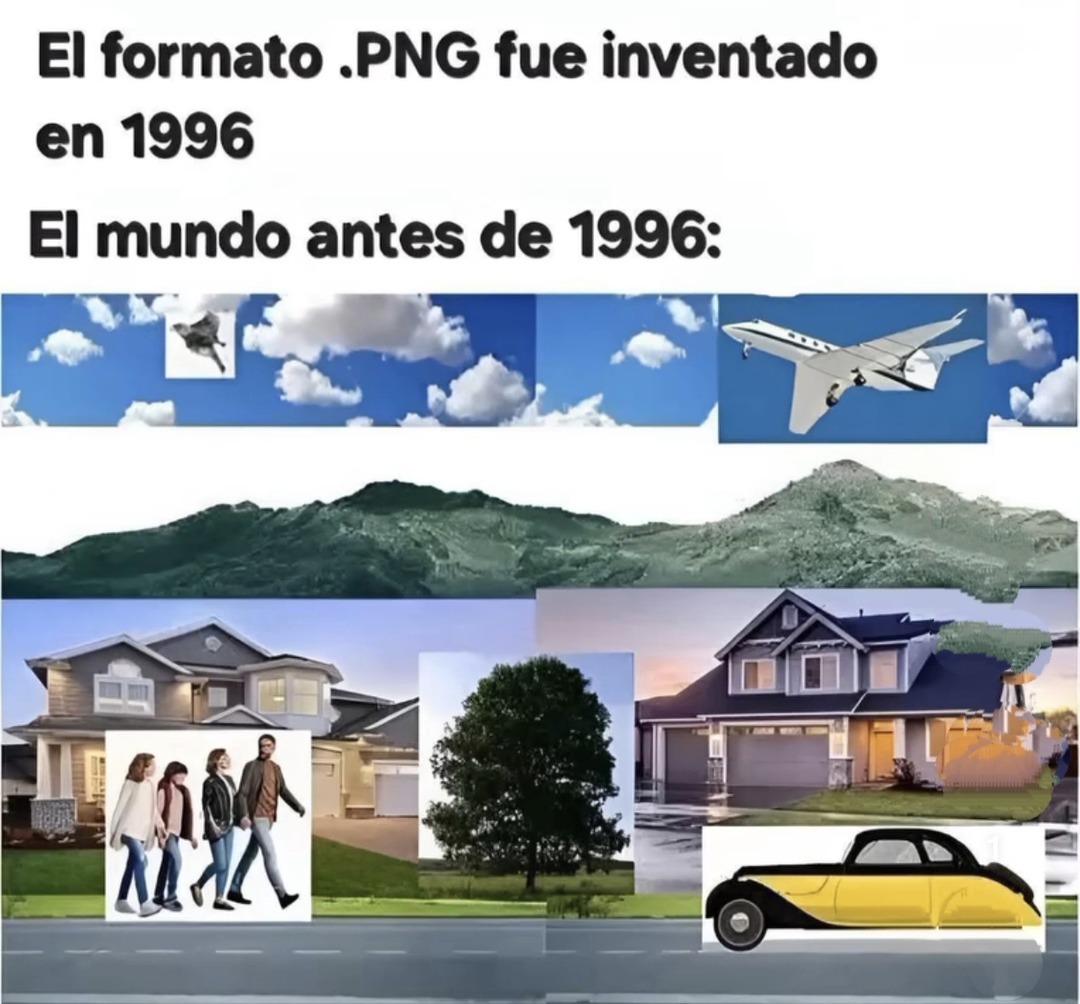 pre png era salvaje - meme