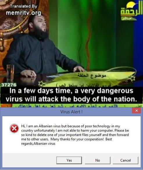 With the grace of Allah, we shall defeat this accursed Alb*nian virus! - meme