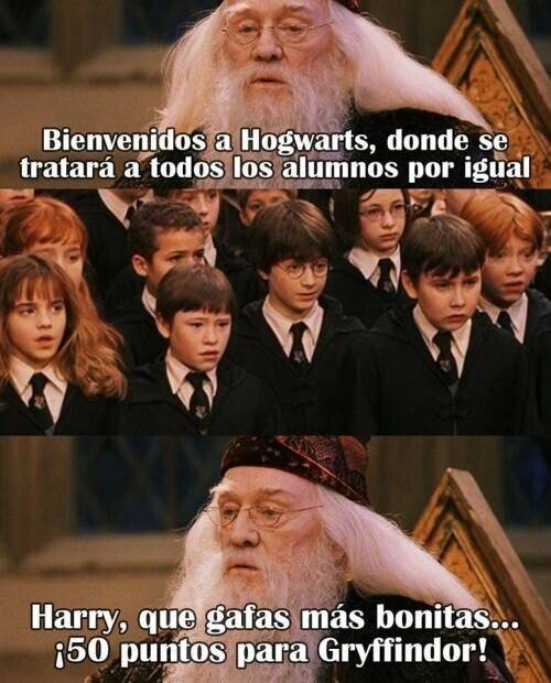 Harry Potter era un consentido - meme