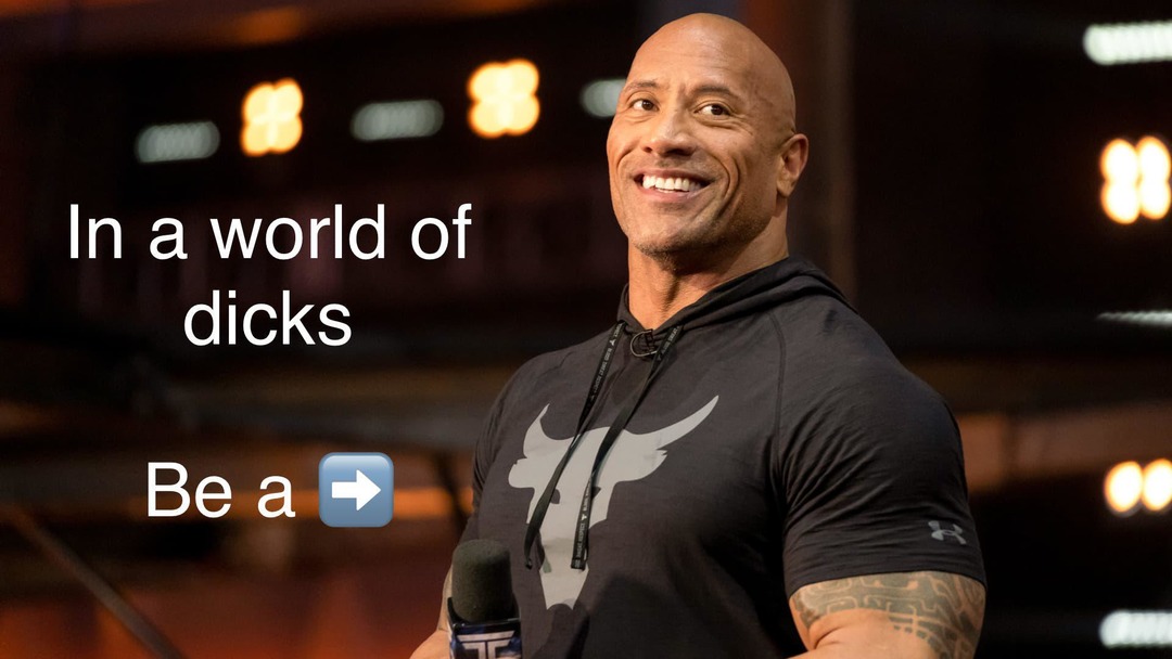 Be the Rock - meme