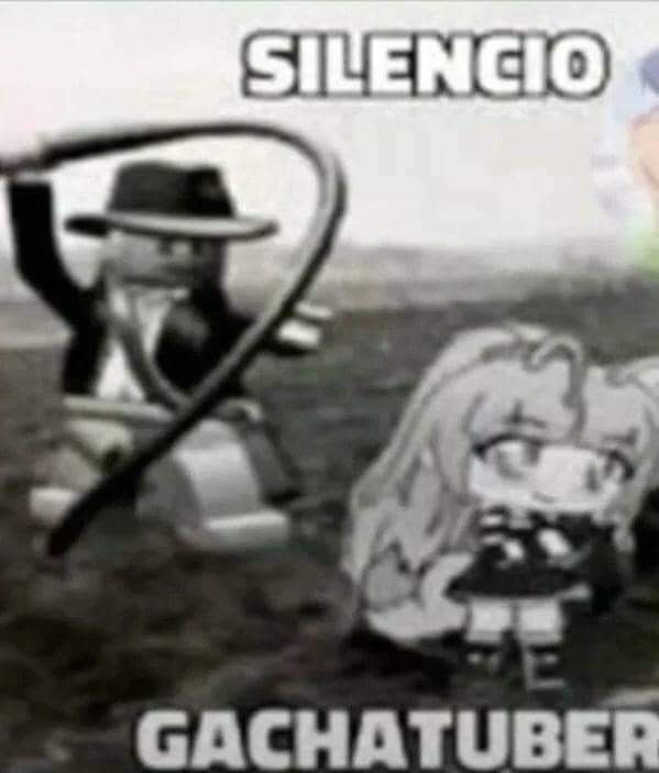 Silencio Gachatuber - meme