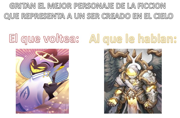 Digan que mas personajes merecían tener el honor de ser creaciones o tener alguna relaciona con el cielo. - meme