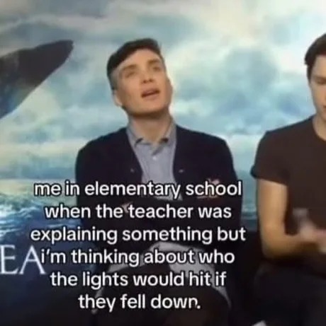 i used to be so lost in elementary school - meme