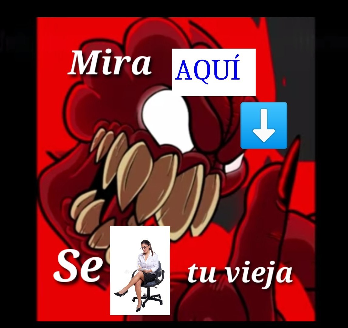 Aquí se sentó tu vieja - meme