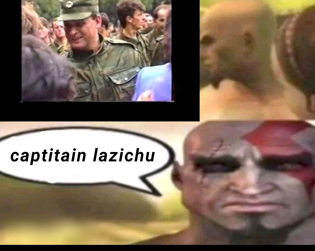 Panteri kad prođu srpskim zemljama Krvi tada jače teče venama Na čelu kolone uvijek to se zna Komanduje hrabro ljuti junačina - meme