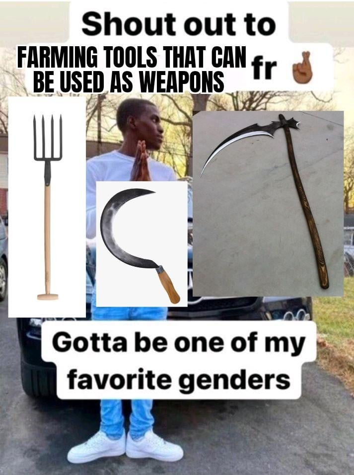 Farming tools - meme