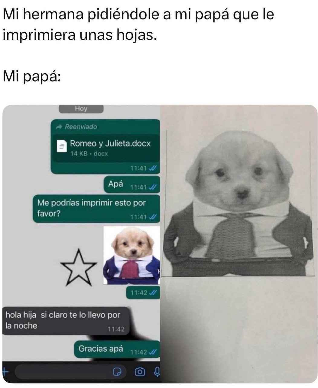 clásico familiar - meme