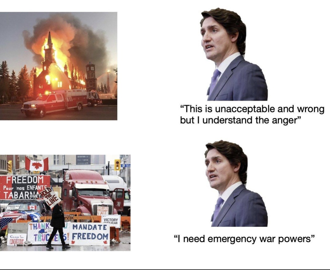 Canada man turns tyrant - meme