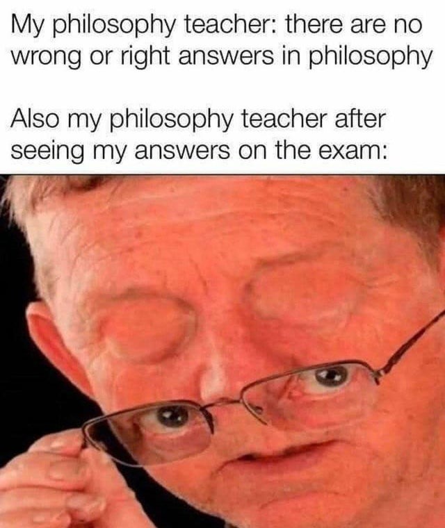 philosophy teacher - meme