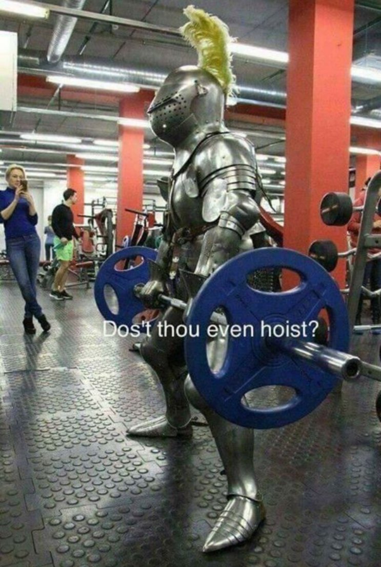 thou Hoisteth - meme