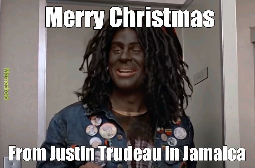 Trudeau in Jamaica - meme