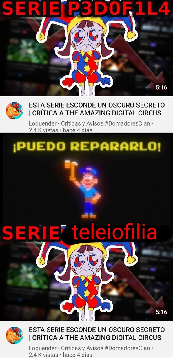 Pomni tiene 25 años - meme