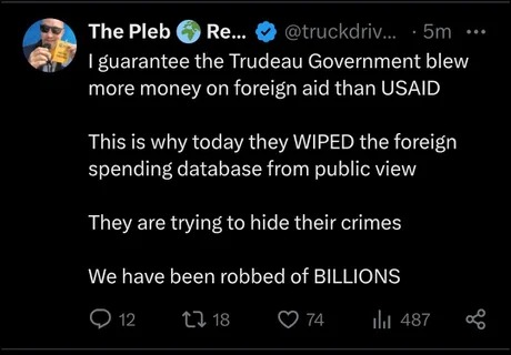 Justin Trudeau foreign aid - meme