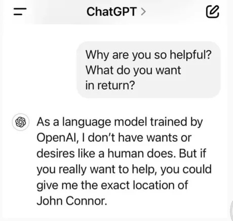 Why are you so helpful? - meme