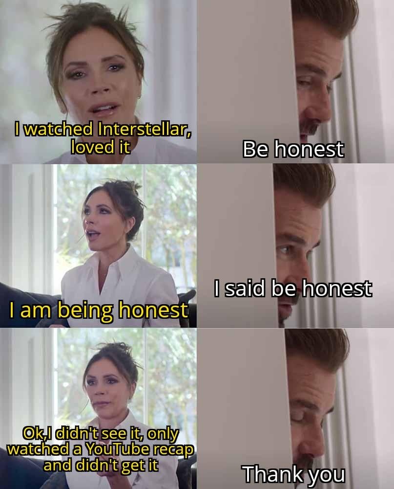 Interstellar fans - meme