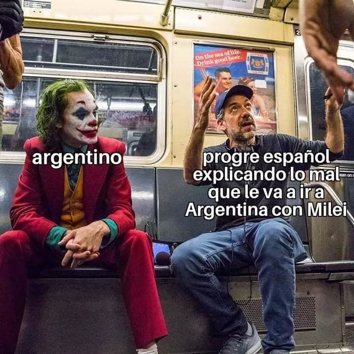 meme de Javier Milei