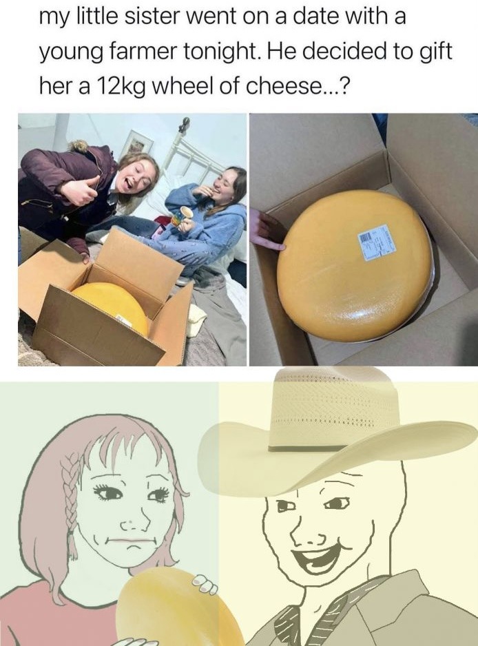 Cheese of you please - meme
