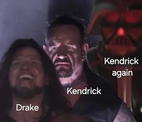 Drake vs Kendrick diss meme