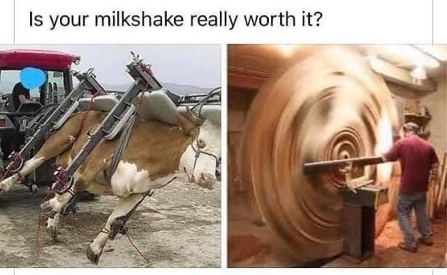 She brought you to a diner with this shake… worth it? - meme