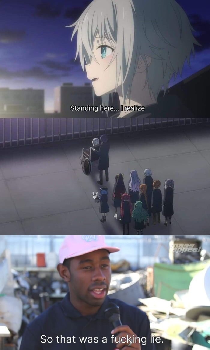 Standing here... I realize - meme