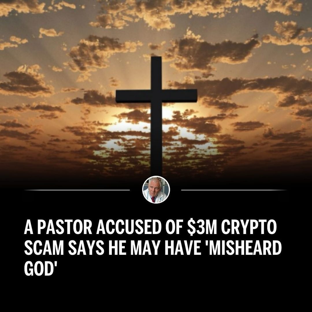 Pastor Eli Regalado has admitted to defrauding his parishoners out of $3.2 million in a crypto scam. - meme