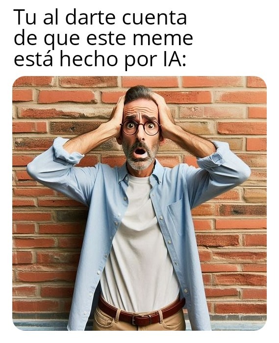 “Será un mal post, pero no es repost” - meme