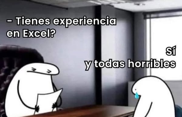 experiencia en Excel? - meme