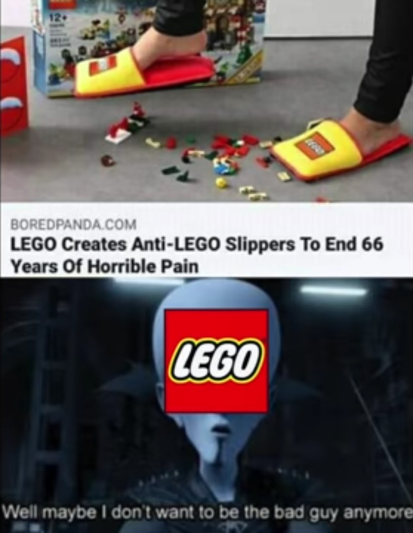 I use the LEGO to defeat the LEGO - meme