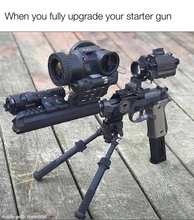Tactical pistol - meme