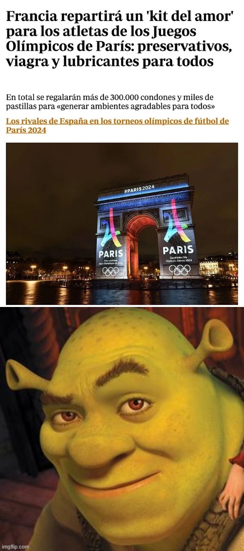 De los juegos Olímpicos de París - meme