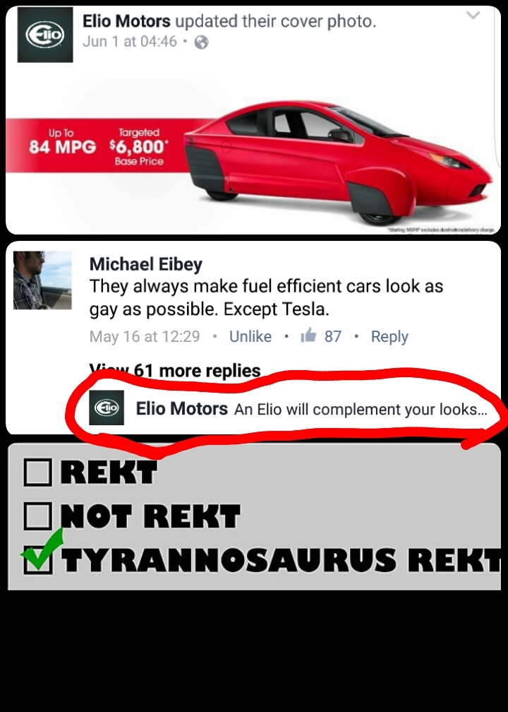 3rd comment has to buy an elio - meme