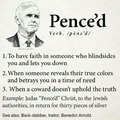 Have you been pence'd?