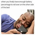 funny phone battery meme