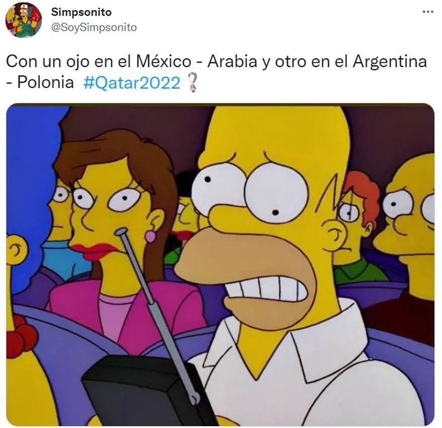 Así estaba yo ayer viendo a Argentina y México - meme