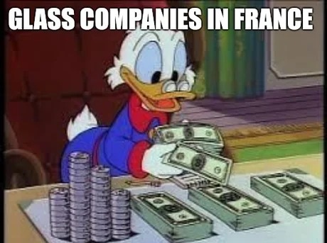 Glass companies in France - meme