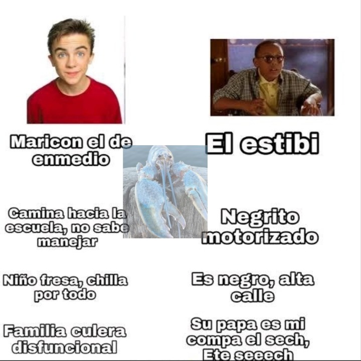 Malcolm el de la mitad - meme