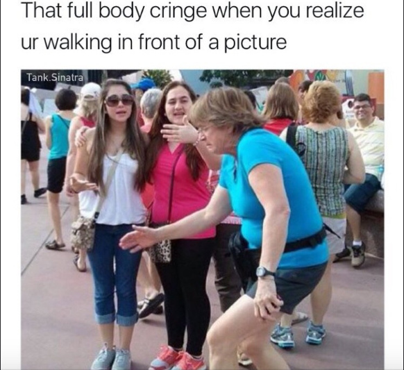 That cringe walk... - meme
