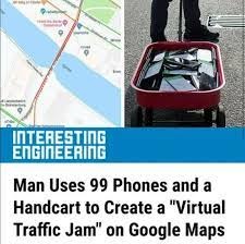 Artificial traffic jam - meme