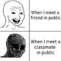 classmates are not friends